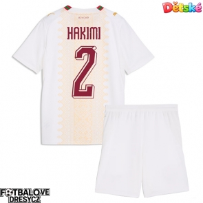 Maroko Achraf Hakimi #2 Dětské Venkovní dres komplet MS 2026 Krátký Rukáv (+ trenýrky)